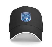 MXCBFIJG Cappello da Baseball State of Origin NSW Blues