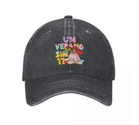 MXCBFIJG Cappello da Baseball Vintage Snapback Cappelli da Sole Bad Bunny A Summer Without You Cappello Estivo Autunnale con Visiera in Cotone Lavato Casquette Hip Hop Ca