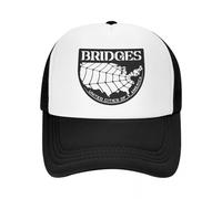 MXCBFIJG Personalizzato Bridges Company Berretto da Baseball Donna Uomo Regolabile Morte Stranding Action Game Trucker Cappello Sport Snapback Cappelli