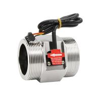 mXCDtRptJ Sensore di Flusso d'Acqua in Acciaio Inossidabile 304 DN40 DN50 Rilevamento del Flusso d'Acqua Misuratore di Portata a turbina G2 da 1,5 Pollici(DN32)
