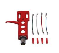 Mxfans - Testa di testa per fonografo, con 4 fili, colore: Rosso