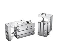 MXH Rail Cylinder MXH6 MXH10 MXH16 MXH20 Type Precision Pneumatic Air Linear Side Rail Guide Rod Cylinder BIANMTSW(25Z,MXH20)