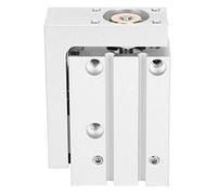 MXH16 Pneumatic Slide Table Cylinder | 16mm Double Acting Linear Guide Rail | Accurate Pneumatic Cylinder for Automation/CNC/Machinery | 10-60mm Stroke, Rubber Buffer (MXH16-30)