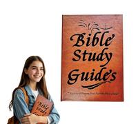 MXHBSTP Diario di studio biblico per donne, guida allo studio della Bibbia, taccuino con istruzioni guidate, quaderno strutturato per riflessione delle Scritture e preghiera, portatile per la crescita