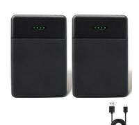 MXJFYY 2 pezzi 5V 2A 6000mAh Power Bank per pantofole riscaldate, guanti riscaldati, calzini riscaldati, sciarpa riscaldata, abbigliamento riscaldato, Power Bank per gilet riscaldato