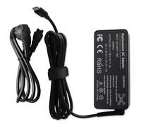 MXJFYY Caricabatterie per laptop USB-C da 65 W per Lenovo ThinkPad x1 Carbon L13 L14 L15 T14 T15 E14 E15 L380 L390 L480 T470 T480 T480s T490 T490s T580 T590 X13 X280 X380 E490 E580 E590 Yoga 7i C740