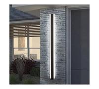 MXLDZHLW Lampadari, Led Strip Lowall Light Retangolo Impermeabile Wall Sconce Moderna Lanterna da Parete da Giardino All'Apertor L'Illuminazia Parete Esterna Patioda da Cortile Del Soggiorno/6000K Bia