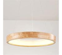 MXLDZHLW Lampadarii a Sospensiin Legnor il Soggiorno Cucina Isola Camera da Lettoda a Soffitto Moderna in Legno su Tavolo/Colore/Lupo Grigio