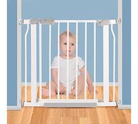 MXLDZHLW Porta Di Sicurezza Porta Di Sicurezzar Animali Domestici in Metscale Barriera Auto Chiudere Porta Doppia Serratura Auto Chiudere Scala Proteziper Animali Domesticirninini Gatti Cani / 125-132