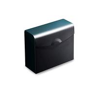 MXLDZHLW Portarotoli, Portarotoli, Portarotoli da Parete, Tutti i Tipi Di Carta Igienica, Portacartacelofan con Ampio Ripianor Cucina e Bagno, Nero, Portarotoli in Paglia/Portarotolo in Plia