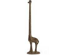 MXLDZHLW Portarotolir Wc, Portarotolir Carta Igienica da Appoggio, Giraffa in Ghisa, Versatile Supporto Decorativor Bagno, Color Ruggine, Adorabile, con Ripiani Inclinati, Multiuso, Altezza 18 Cm.