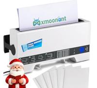 Mxmoonant TH-36 Rilegatrice termica, max 200 fogli, uso semplice, compatta | per A5/A4, con 5 coperchi rilegatura