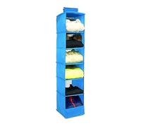 MXMZSRTH Armadio Con Mensola Sospesa Appendiabiti a parete a 6 livelli for vestiti, giacche e altro - Come scarpiera o come scaffale pensile nell'armadio dell'ingresso
