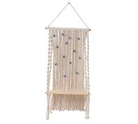 MXMZSRTH Porta Arazzi Intrecciati Decorazione fotografica for cameretta dei bambini, arazzo in tessuto bohémien, mensola da parete