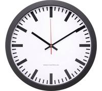 MXP301201 Radiocontrollato Orologio da parete 30 cm x 45 mm Nero