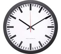 MXP301201 Radiocontrollato Orologio da parete 30 cm x 45 mm Nero