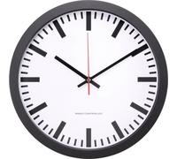 MXP301201 Radiocontrollato Orologio da parete 300 mm x 45 mm Nero