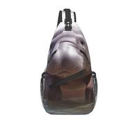 MXPELGHMAD Borsa a tracolla borsa a tracolla borsa a tracolla borsa a tracolla ippopotamo cucciolo zaino da viaggio escursionismo zaino, Cucciolo di ippopotamo, Taglia unica