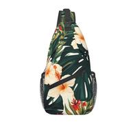 MXPELGHMAD Borsa a tracolla borsa a tracolla borsa a tracolla borsa a tracolla ippopotamo cucciolo zaino da viaggio escursionismo zaino, Fiori hawaiani, Taglia unica