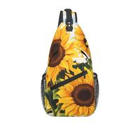 MXPELGHMAD Borsa a tracolla borsa a tracolla borsa a tracolla borsa a tracolla ippopotamo cucciolo zaino da viaggio escursionismo zaino, Pittura Girasole, Taglia unica