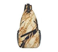 MXPELGHMAD Borsa a tracolla borsa a tracolla borsa a tracolla borsa a tracolla vintage Aloha Tiki modello zaino da viaggio escursionismo zaino da viaggio, Marmo turchese e oro., Taglia unica