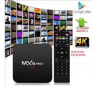 MXQ PRO 8K QUAD CORE ANDROID 10 MINIPC 2GB RAM 16GB ROM DECODER SMART BOX WIFI