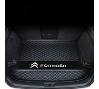 MXQCLSA Auto Tappetini Bagagliaio, per Citroen C5 Aircross 2017-2022 Vasca Baule Protezione Auto Antiscivolo Impermeabile Baule Fodera Interni Accessori,E