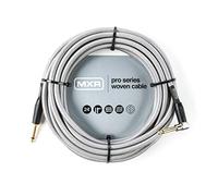 MXR Cable DCIW24R - Cavo per strumenti Wooven Silver ad angolo retto da 7,3 m