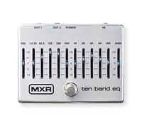 MXR - M108S TEN BAND GRAPHIC EQ, Taglia o enfatizza 10 differenti frequenze di +- 12dB,Led ad alta visibilità anche alla luce diretta del sole, 18 Volt per avere maggiore headroom