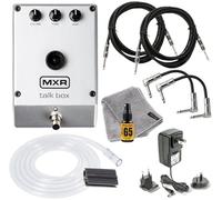 MXR M222 TALK BOX Effetti Pedale Voicebox per chitarra, tastiera e altri strumenti con Tonebird 2-Cable, 2- Cavo patch, Dunlop Plush Cloth/Polish Bundle