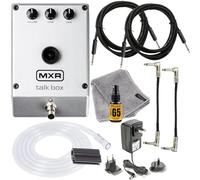 MXR M222 TALK BOX Effetti Pedale Voicebox per chitarra, tastiera e altri strumenti con Tonebird 2-Cable, 2- Cavo patch, Dunlop Plush Cloth/Polish Bundle