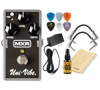 MXR M68 Uni-Vibe Chorus Vibrato Chitarra Elettrica Effetti Pedale Stomp Box con Tonebird Bundle Include Plettri Dunlop Tortex, Alimentazione 9V 2 Cavi Patch, Dunlop Polish e Panno