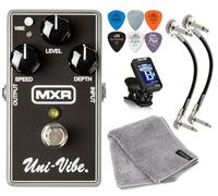 MXR M68 Uni-Vibe Chorus Vibrato - Pedale per effetti per chitarra elettrica, con pacchetto Tonebird che include plettri Dunlop Tortex, 2 cavi patch MXR e panno in microfibra Dunlop per la cura,
