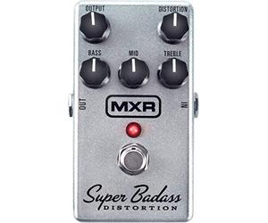 MXR - M75 SUPER BADASS DISTORTION - Pedale distorsione analogica con EQ 3 bande, dall'overdrive low gain dei primi anni '70 alla moderna distorsione "scooped", True bypass, Alimentazione 9 v