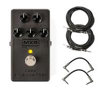MXR M82 Bass Envelope Filter Pedal - Serie Blackout - Bundle con 2 cavi per strumenti e 2 cavi patch
