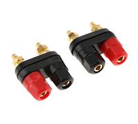 MXRGUMVI 2pcs 4 mm spina a banana presa presa presa Binding Post per amplificatore altoparlante terminale