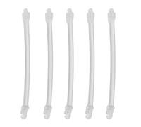 MXRGUMVI Confezione da 5 racchette antivibrazioni in silicone, a forma lunga, con gancio, portatili, accessori per attrezzatura sportiva, colore rosso, tipo 01