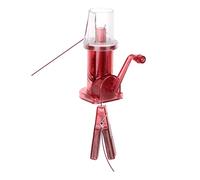 MXRGUMVI Macchina per maglieria manuale per nodi a bottone a coda di pesce nodi a spirale rosa, manovella a mano