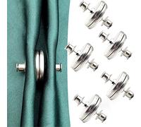 MXRS Magnetic Curtain Clip, 5Pair/Set Curtain Holdbacks (5 Pair 25mm)
