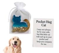 Mxshc Biglietti di abbraccio, fatti a mano, mini ricordo per la cura degli amici, amanti del compleanno, Natale, buona fortuna, uomini, donne, bambini, adulti