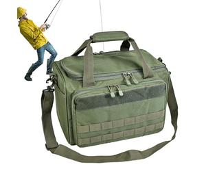 Mxshc Borsa Per Attrezzi Da,Tasca Di Stoccaggio In Tessuto Oxford Impermeabile - Con A Spalla Per Le Borse Da Per Acque Dolci,Per Acqua Salata Campeggio Attività All Aperto Ruscello Stagno Mare