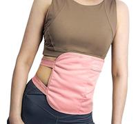 Mxshc Confezione di olio di ricino biologico - Impacco per la cura del corpo per vita e collo - Fascia elastica per compresse di oli essenziali, anti perdita di olio, altamente assorbente per la