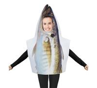 Mxshc Costume Da Pesce Halloween - Outfit Cosplay Pesce | Vestito Di Carnevale,Per Adolescenti E Giovani Adulti Halloween Vacanza Carnevale Maschera E Spettacolo Evento A Tema Team Building