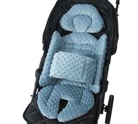 Mxshc Inserto per seggiolino auto per bambini, supporto per testa e corpo per bambini | Morbido supporto per il corpo del bambino - Fodera per passeggino per baby shower, seggiolini auto