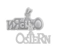 Mxshc Pasquali - Forma Animale per la Pasqua - Modello Silicone Lepre per Resina | per Festa di Primavera Tavola Cenone Libreria Decorazione