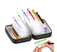 Mxshc Portapillole Da Viaggio | Astuccio Impermeabile Masticabili 7-14 Giorni,Con 14 Scomparti Portapillole Da Viaggio Riutilizzabile Con Cerniera,per Anziani Bambini Casa Frigo Ufficio Giornaliero