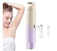 Mxshc Rasoi Elettrici Donna,Rasoi Elettrici Donna | Rasoi da barba a doppia testa per donna | Rasoio per il viso Uso asciutto e bagnato Rifinitore per il corpo Rasoi femminili per forniture per viaggi