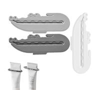 Mxshc Spremi-dentifricio forma di animale, spremiagrumi manuale forma di cartone animato, simpatico spremiagrumi per dentifricio, riutilizzabile, per il bagno