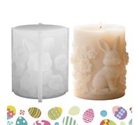 Mxshc Stamp Per In Silicone | Stampo Coniglio Pasquale e Uova Lavabile in Lavastoviglie - Stamp Per La Creazione Di Pasquali - Per Famiglia Studenti Adulti Pasqua Compleanni Casa E Interno