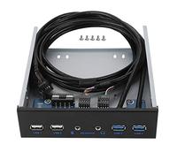 Mxtech Pannello frontale USB 3.0+USB 2.0 USB2.0 Pannello frontale 4.8Gbps Superspeed per Computer